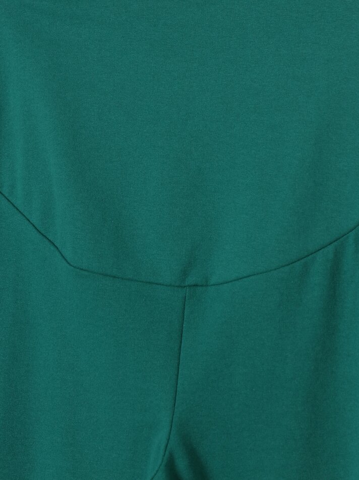 Calça de gestante estilo jogger - Verde Médio