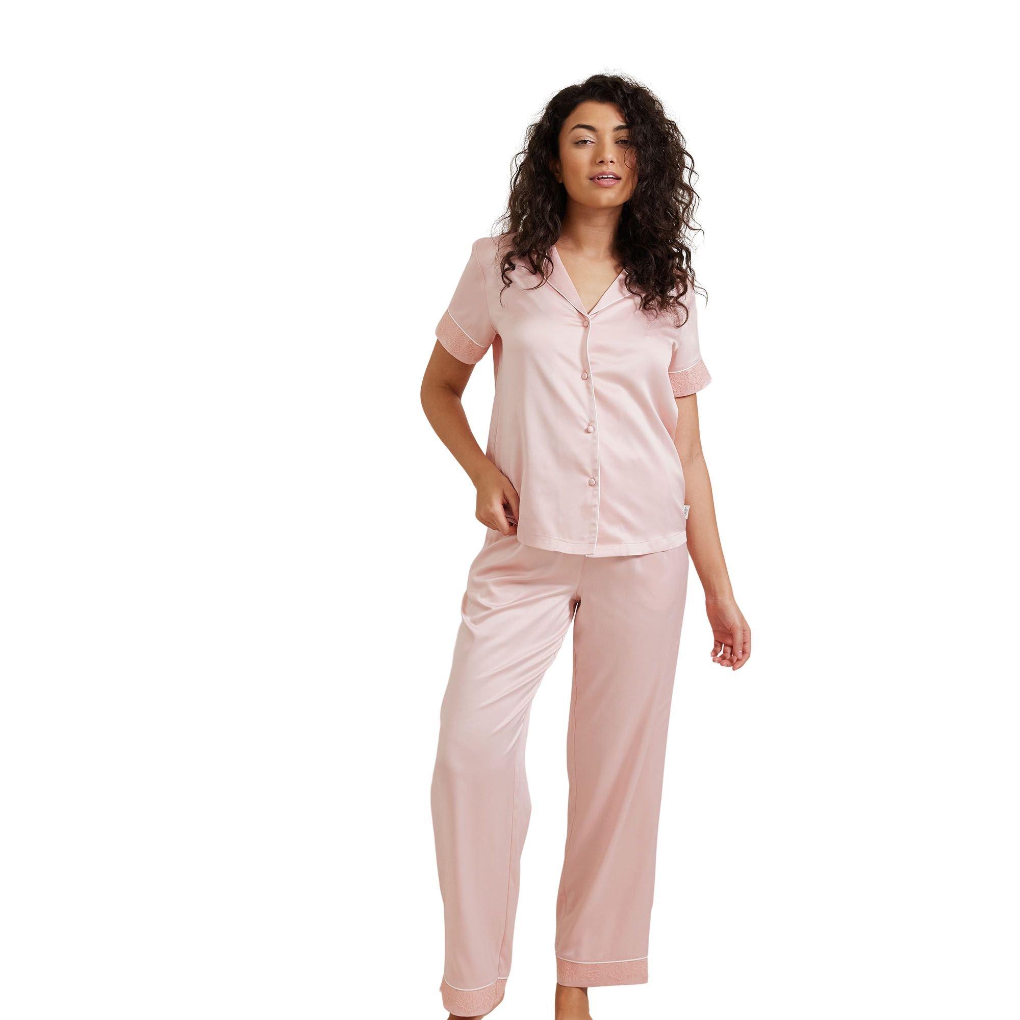 Chelsea Peers Satin Lace Long Sleeve