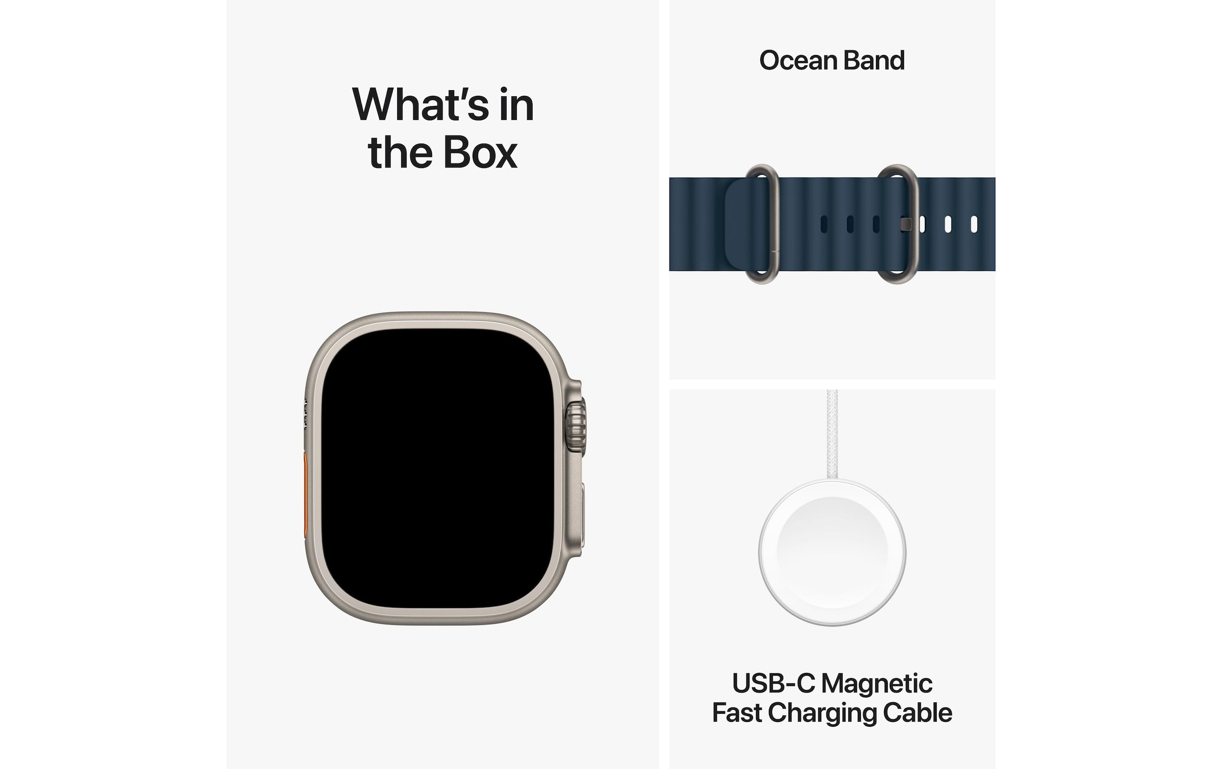 Apple Smartwatch »Ultra 2 GPS + Cellular, Titan, 49mm Ocean Armband« ( )