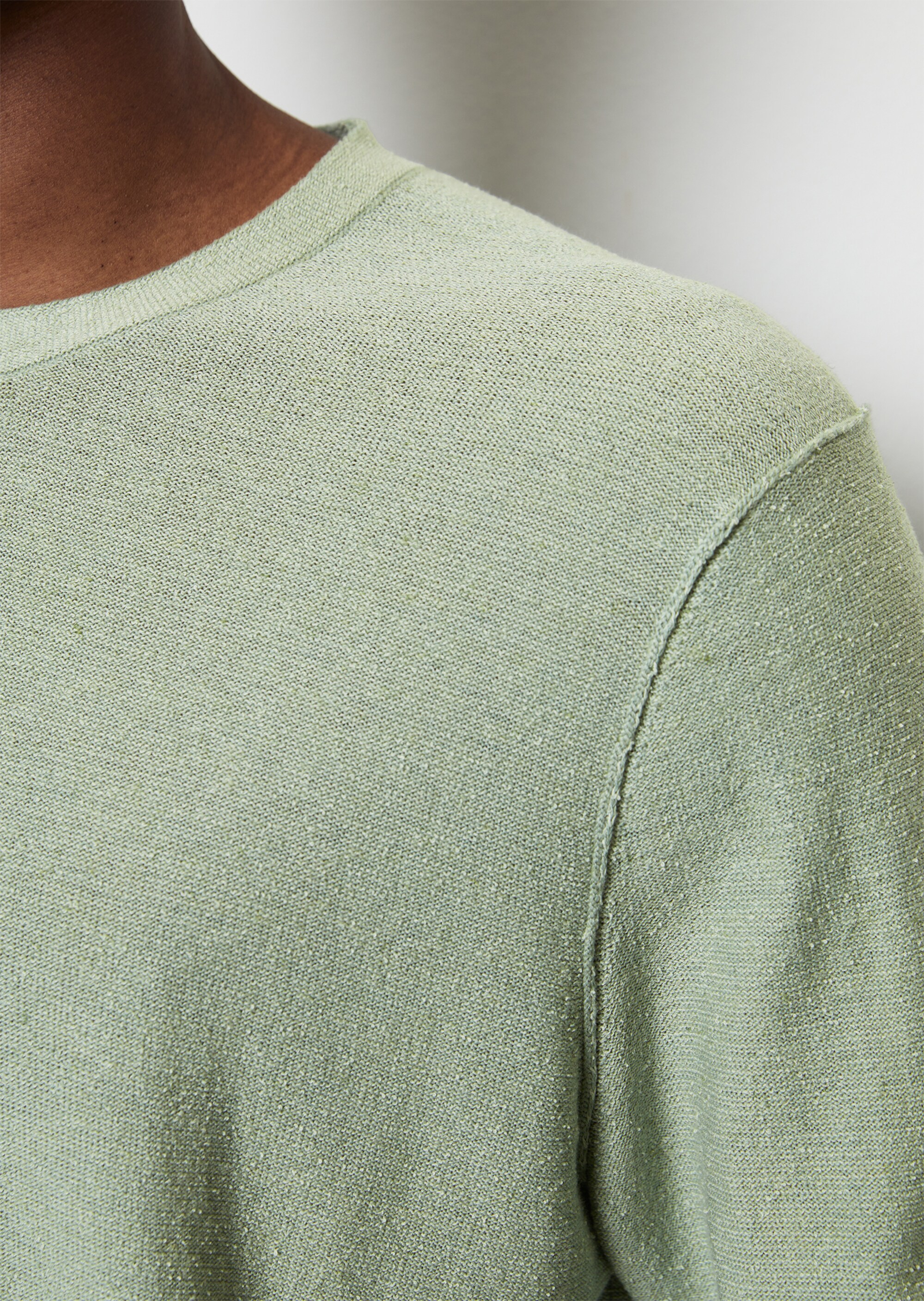 Pullover regular im lässigen Inside-Out-Look