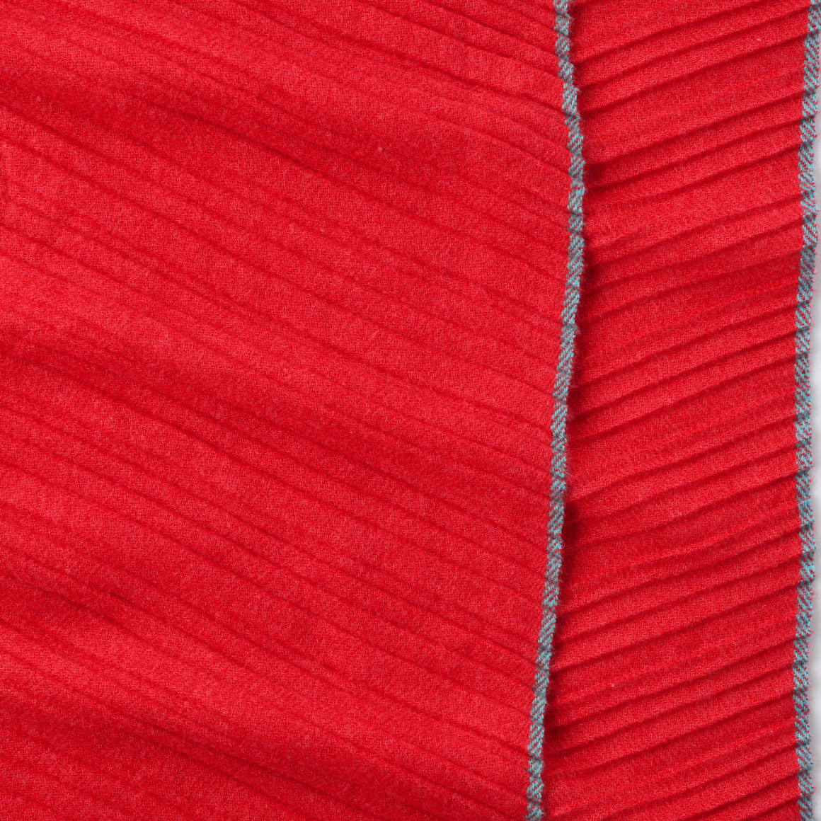 Damen Tuch plissiert rot