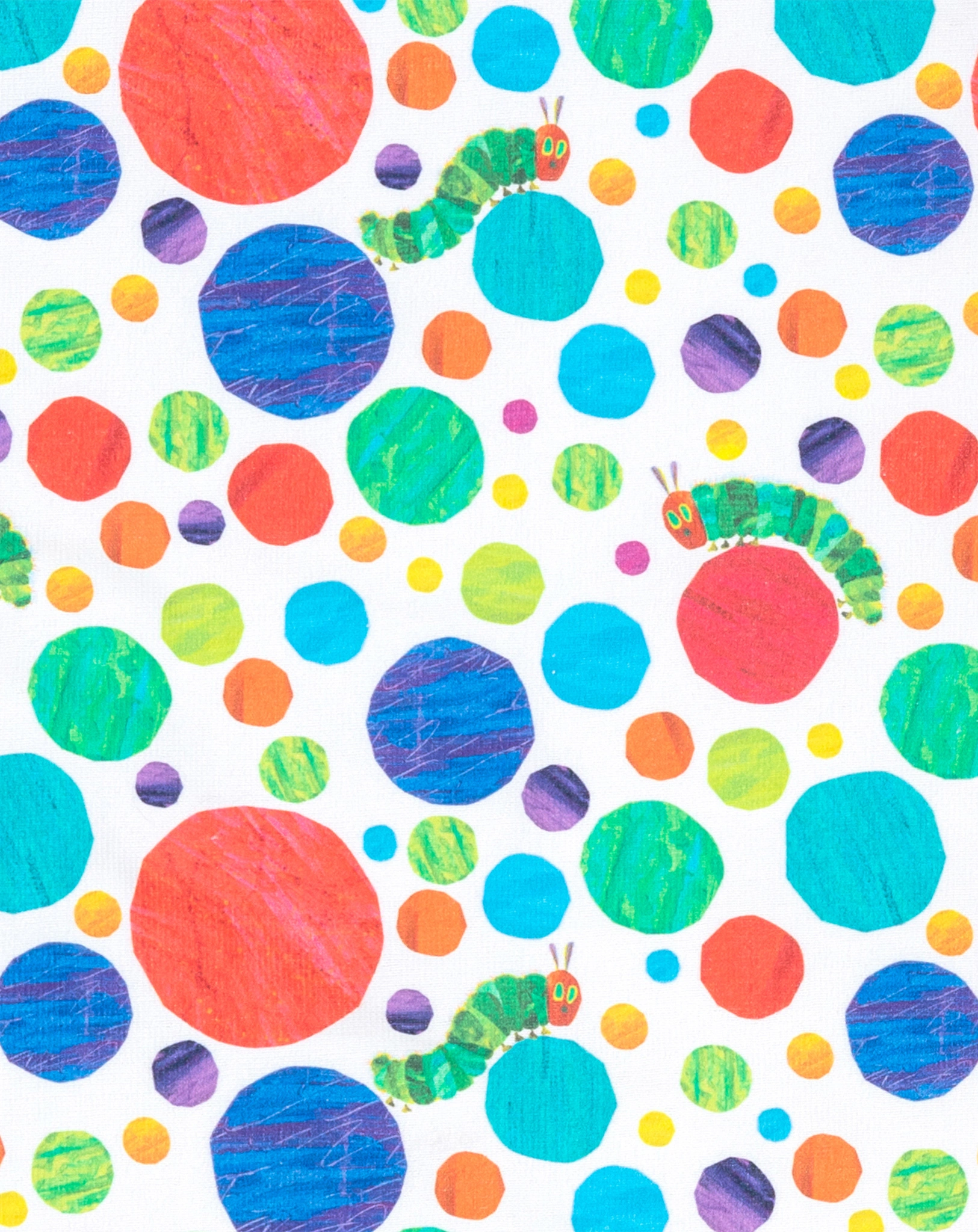 Lätzchen RAUPE NIMMERSATT (24x24) in bunt