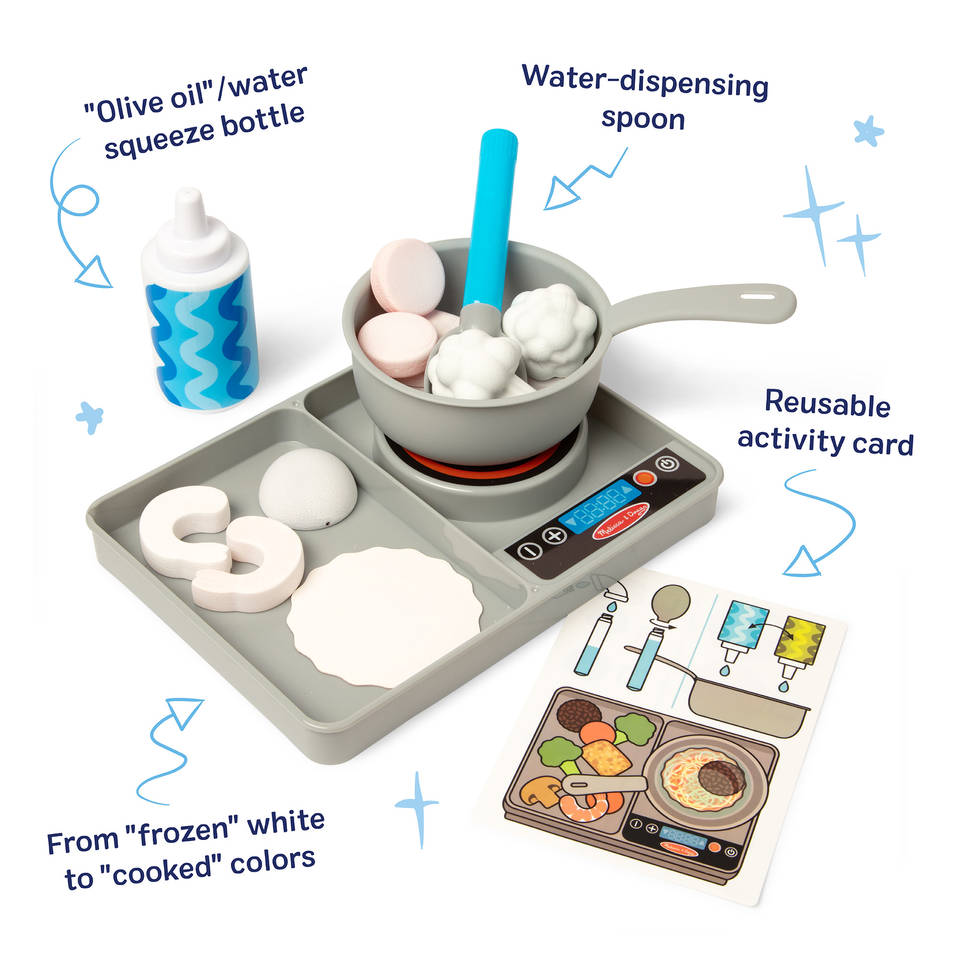 Melissa & Doug water WOW kookplaat speelset
