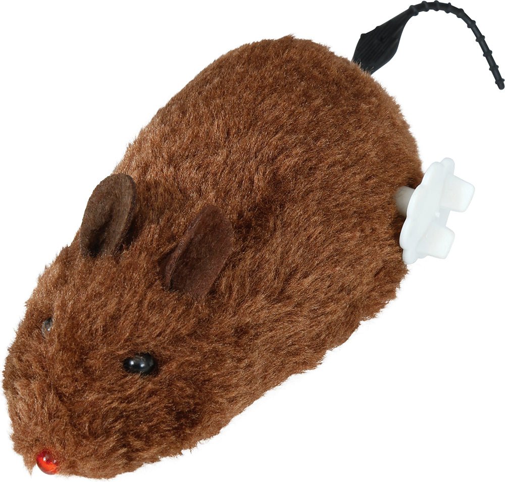 Bruine Nep Muis Opwindbaar 16cm