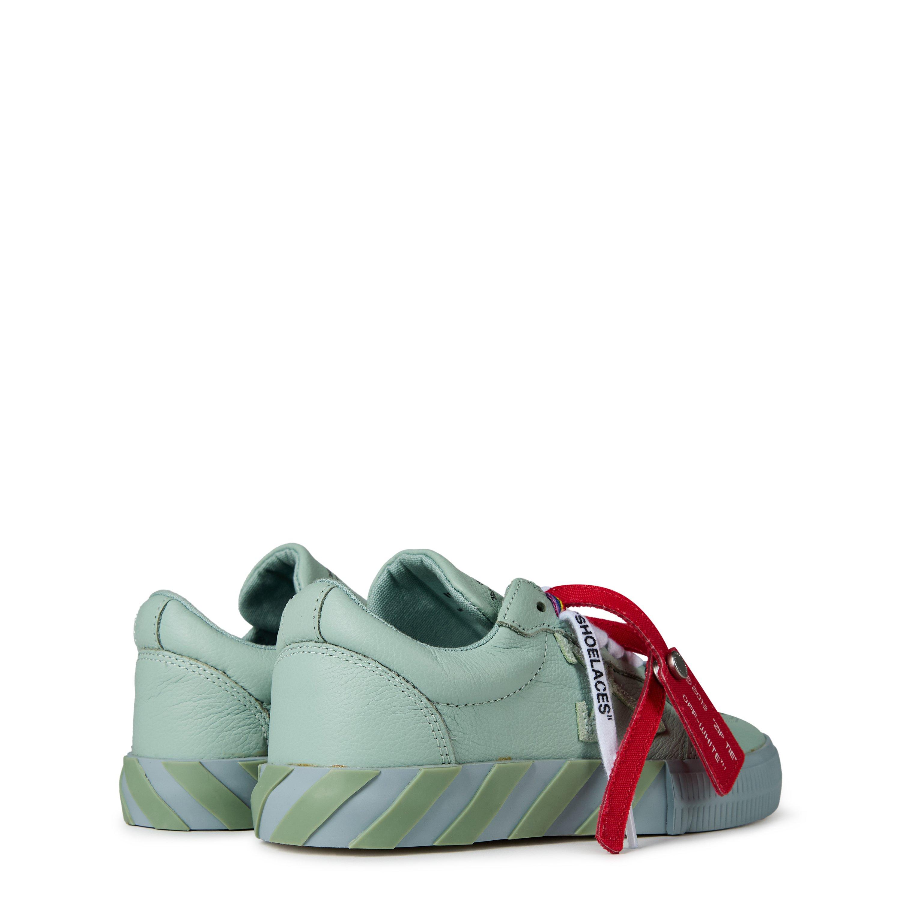Off White Vulcanized Leather Trainers Childrens