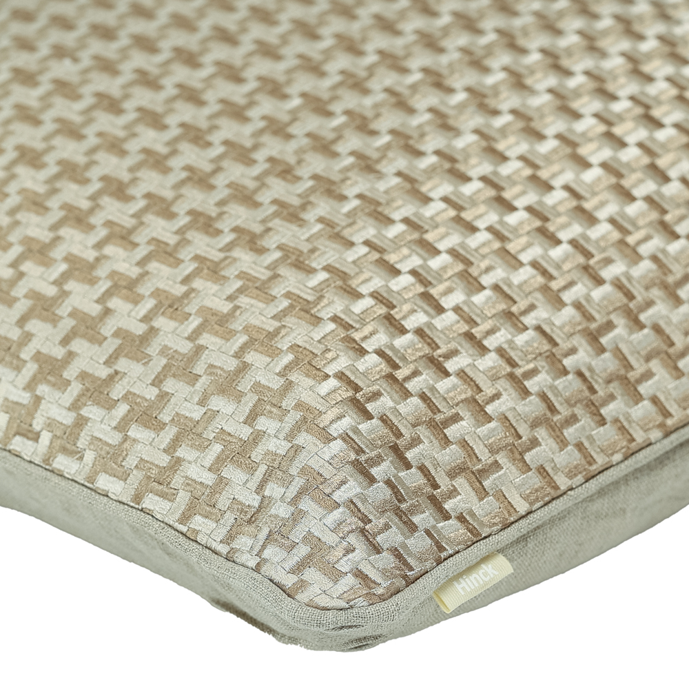 Sierkussen Richstitch linnen natural 40x40 cm