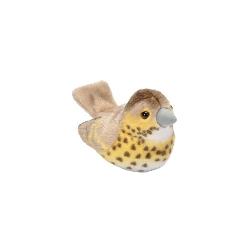 Peluche sonore grive musicienne