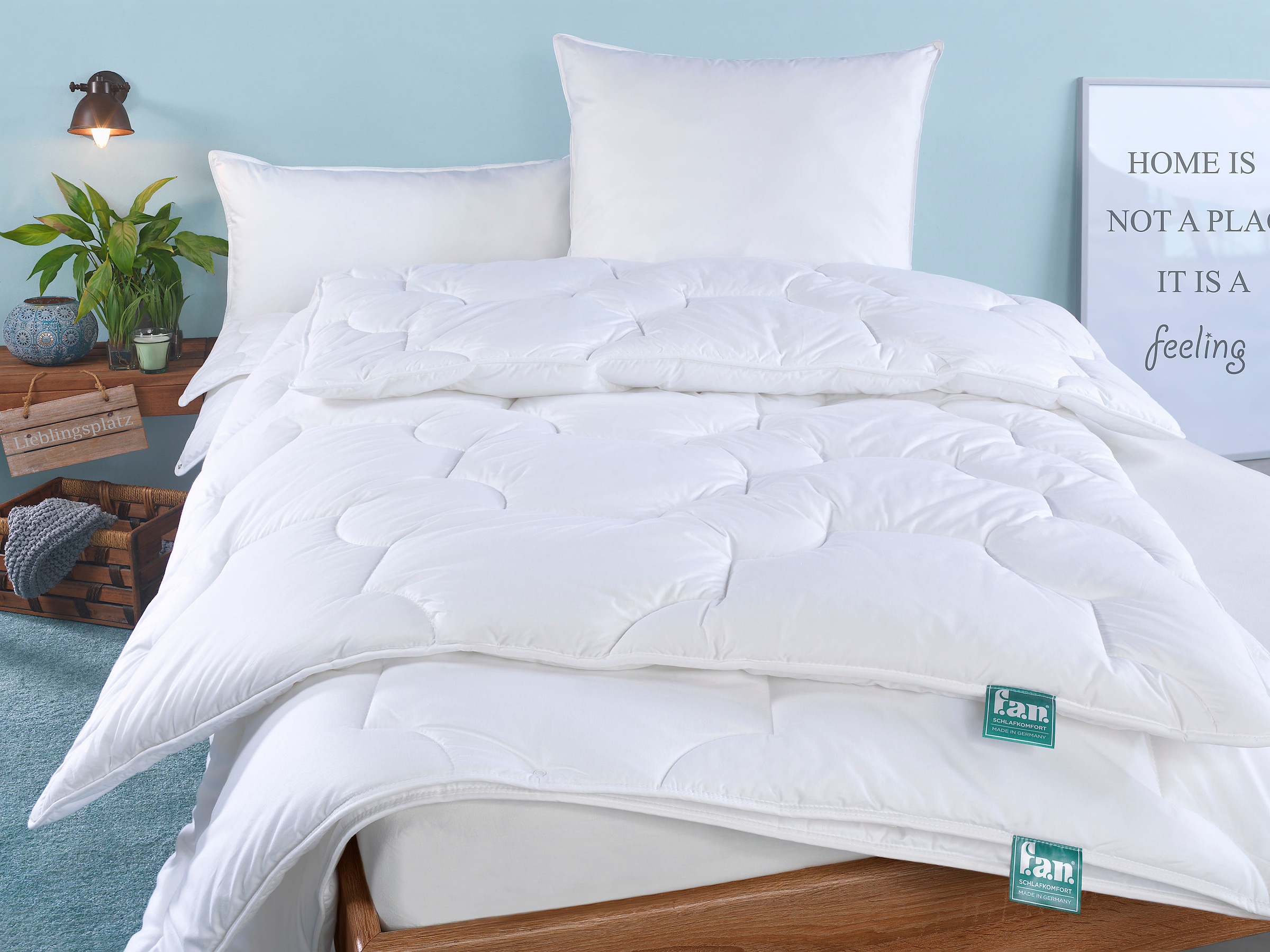 fan Kunstfaserkopfkissen »Texas« Füllung: 100% Polyester 1 Stk. tlg. Kunstfaserkopfkissen, Kopfkissen in 40x80 oder 80x80 cm erhältlich