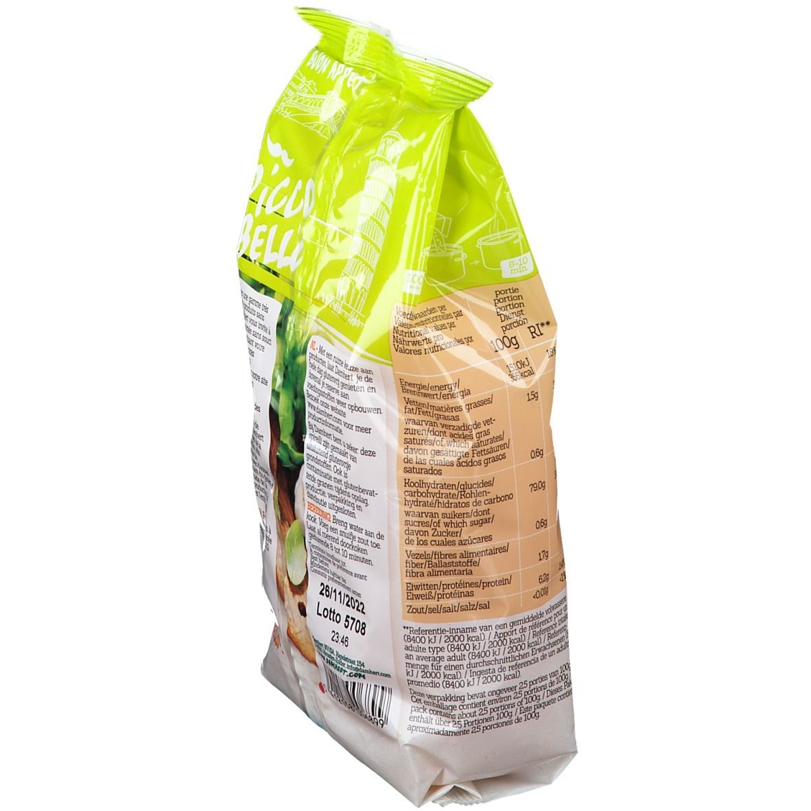 Damhert Spirelli Pasta glutenfrei