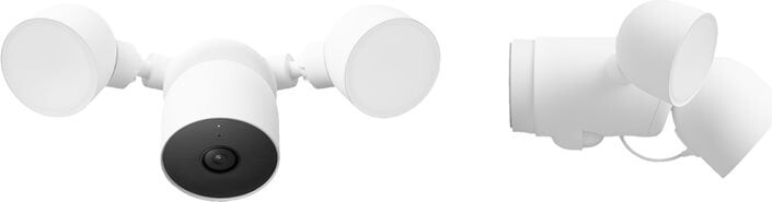 Google Nest Cam Med Lys