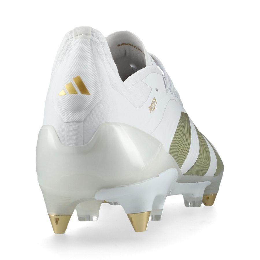 adidas Predator Elite SG Day Spark - Blanc/Doré/Blanc