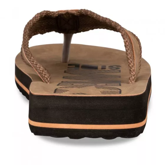 Tongs MARRON DENIM SIDE