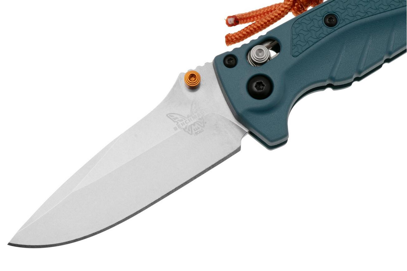 Benchmade Mini Adira 18065 CPM MagnaCut, Depth Blue Grivory zakmes