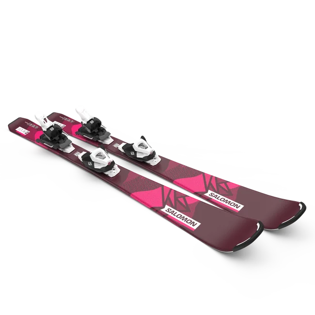 LUX S (and C5)  Junior - All Mountain-Ski-Set für Kids Bordeau/Pink