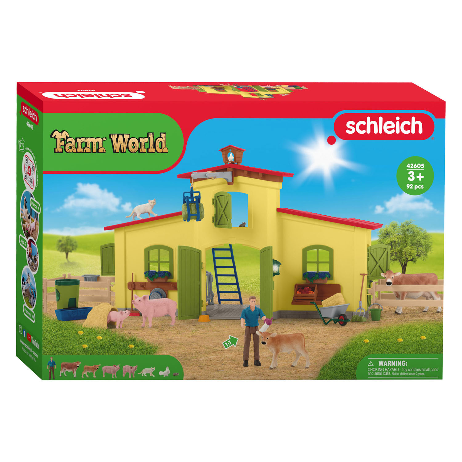 schleich FARM WORLD Grote Stal 42605