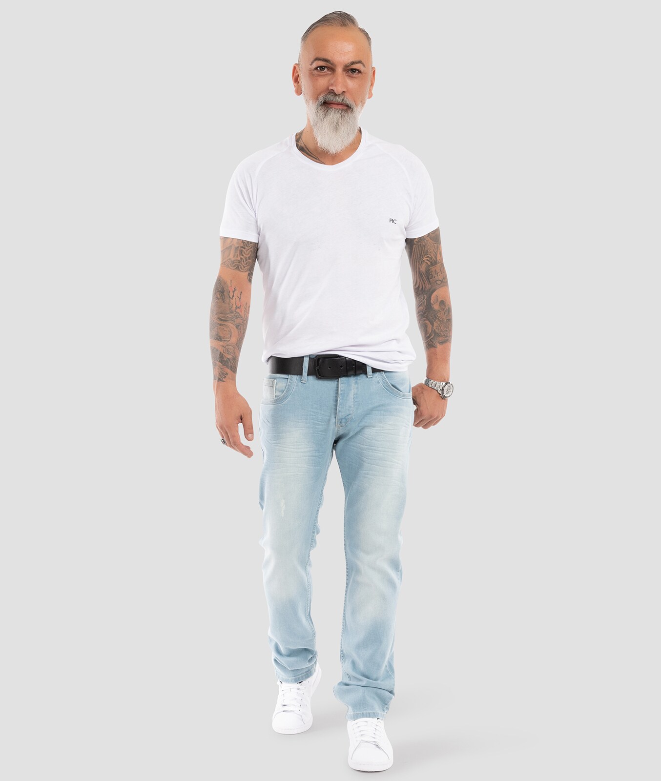 Rock Creek Jeans Regular Fit Hellblau