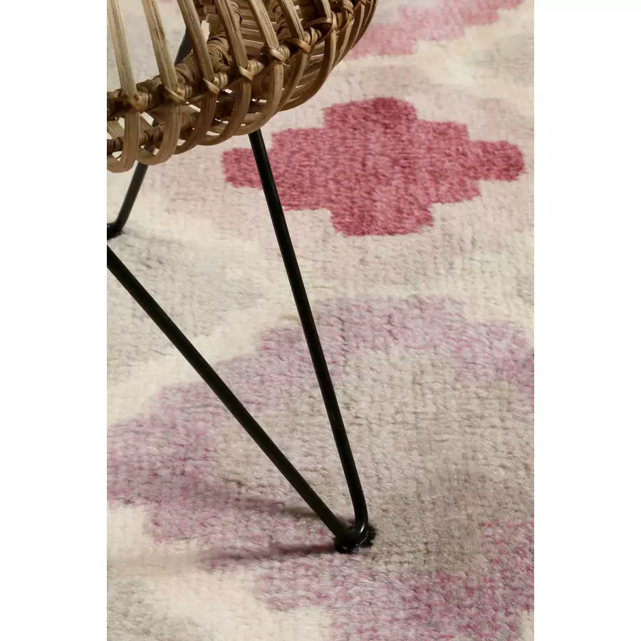 Esprit Kurzflorteppich Nilas Haute Kelim pink