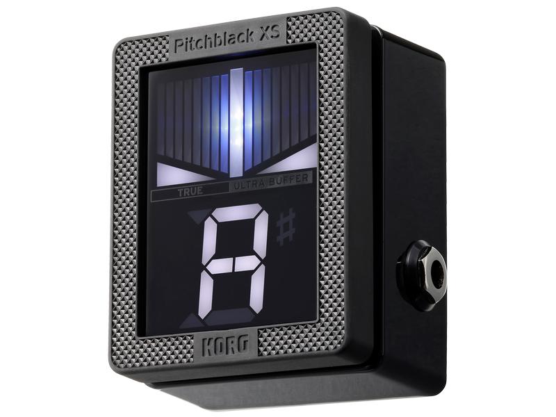 Korg Stimmgerät Pitchblack XS Neuartiges Tuner-Pedal mit Fusstaster-Display