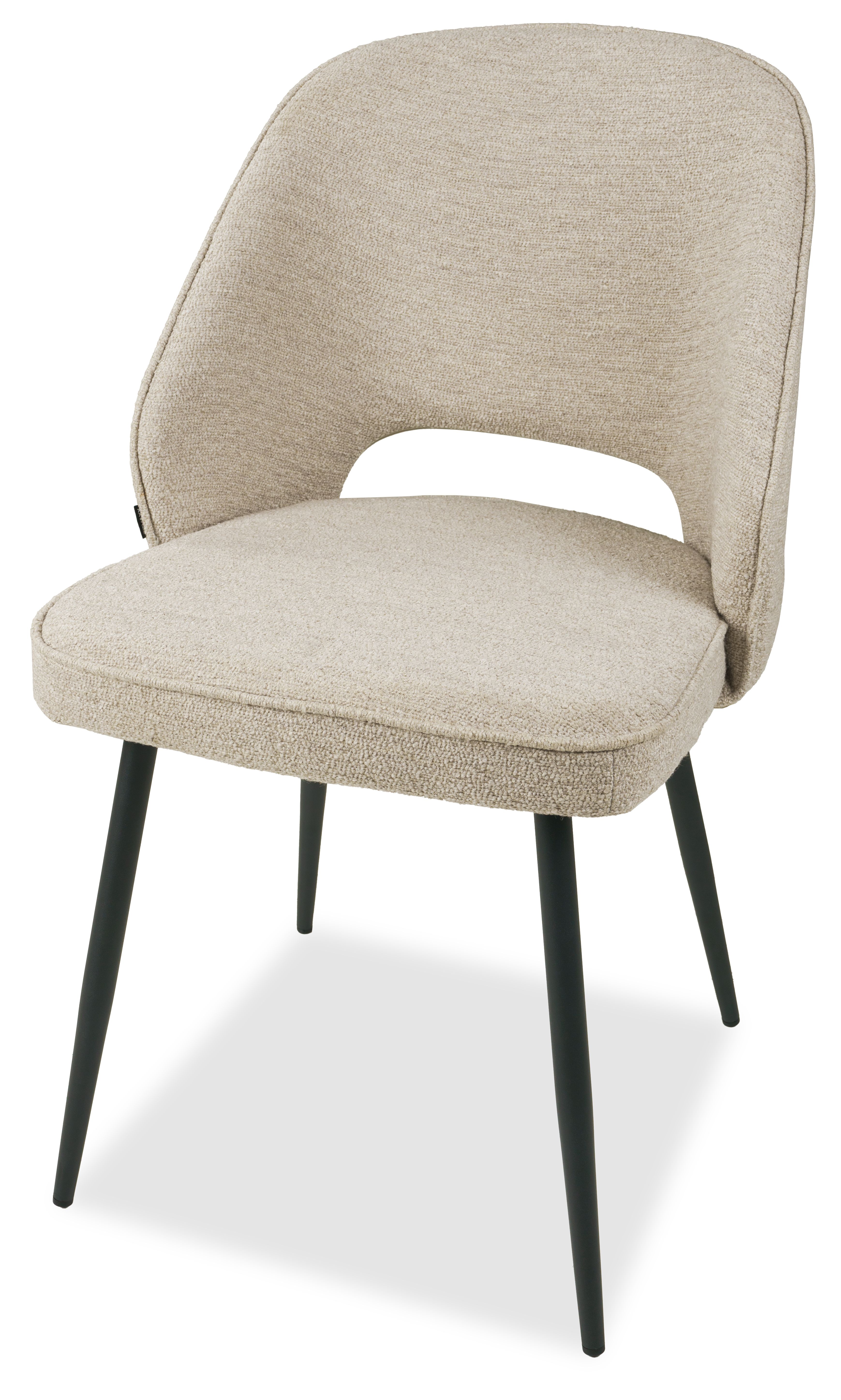Eetkamerstoel - Bouclé Naturel Finn B53 x D59 x H84 cm