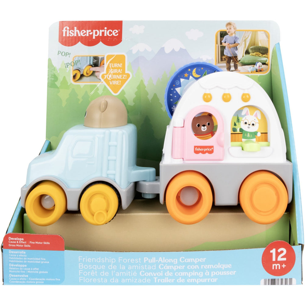 Køb Fisher-Price® Opdager Træk-campingvogn