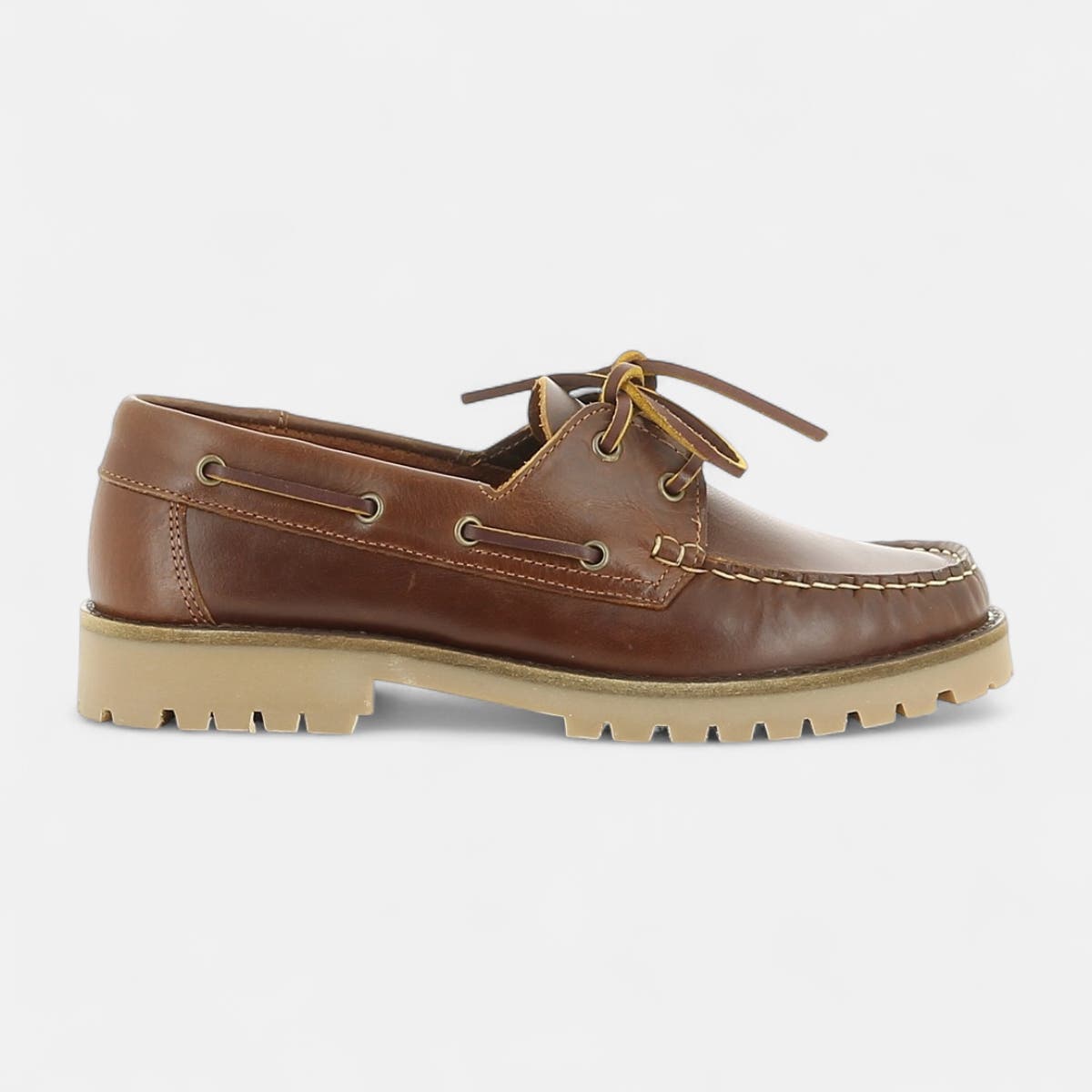 Mocassins Femme en cuir marron