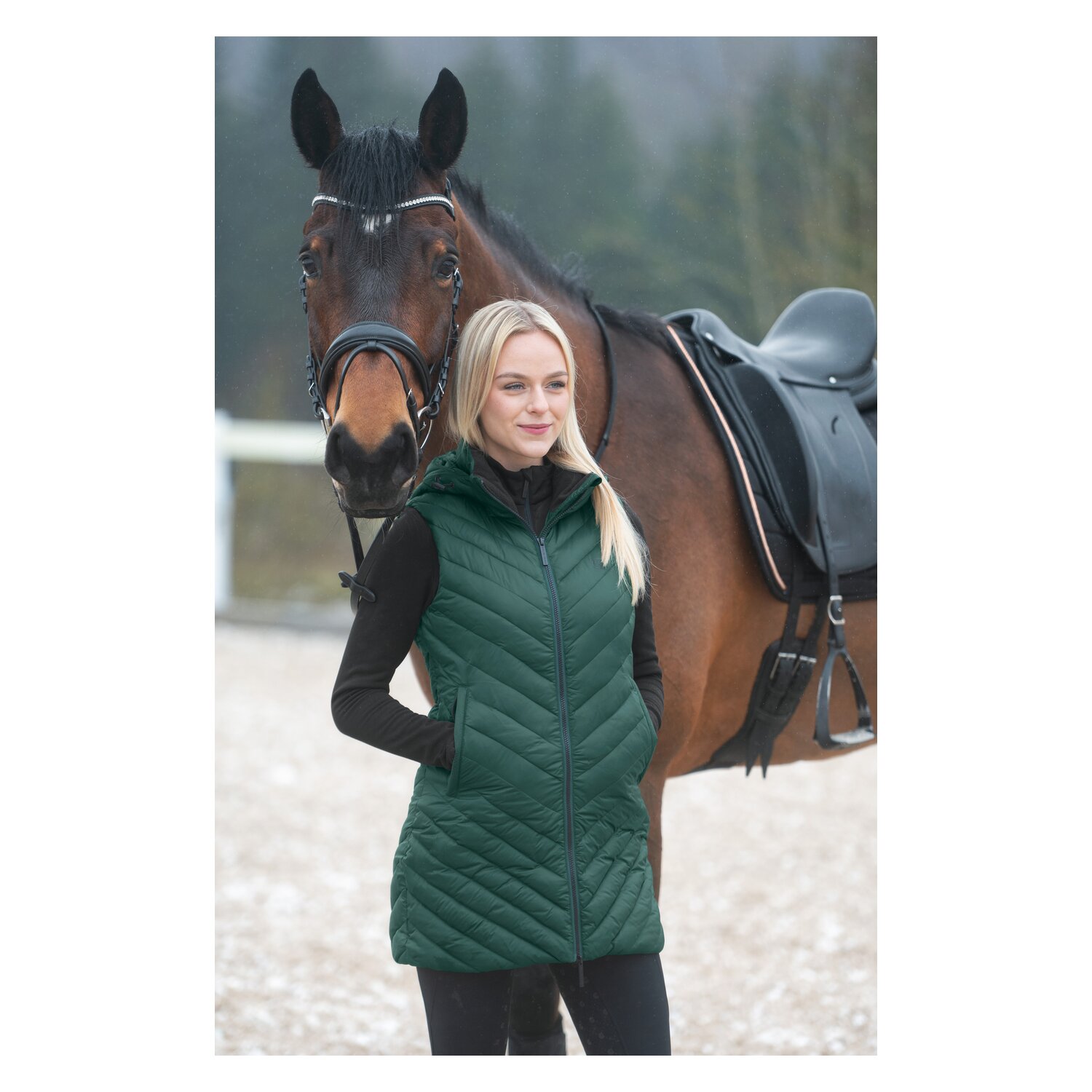 Cheval de Luxe Trensenzaum Catania  - schwarz