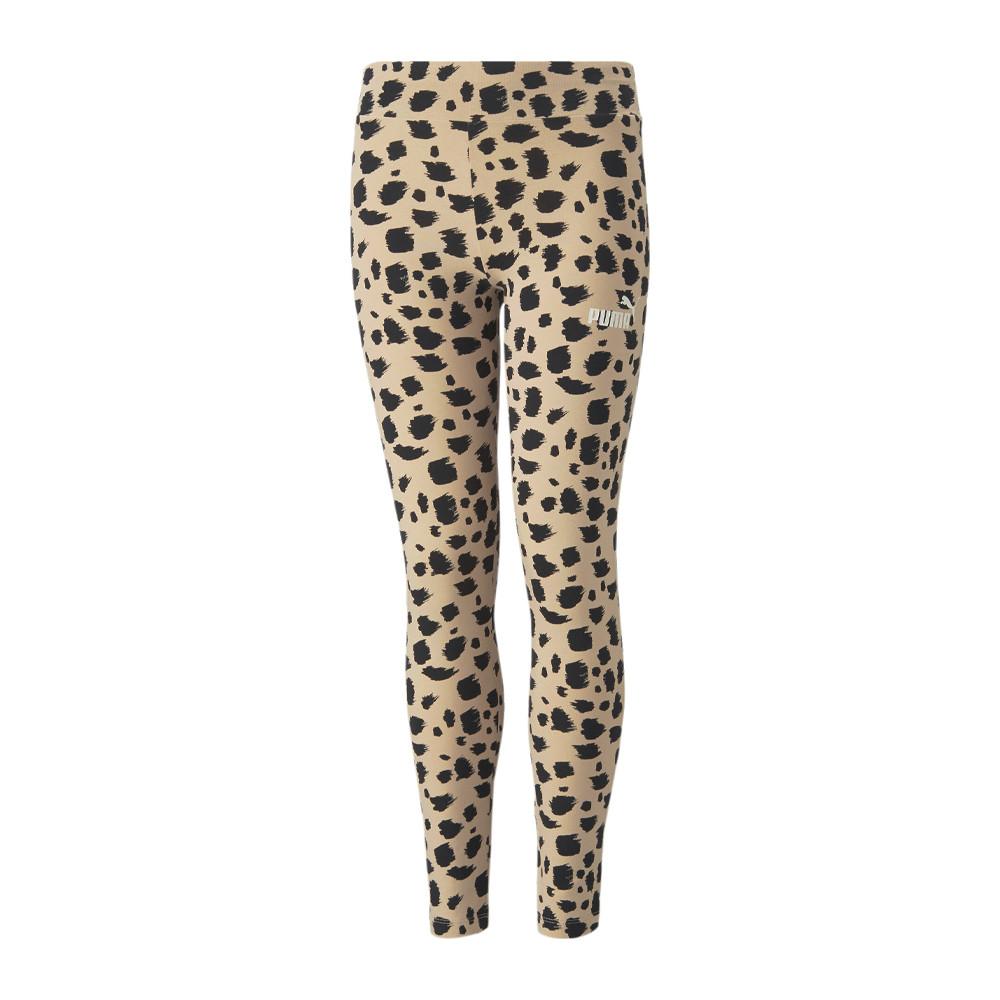 Puma Legging Beige/Noir Fille Puma Essential Animal