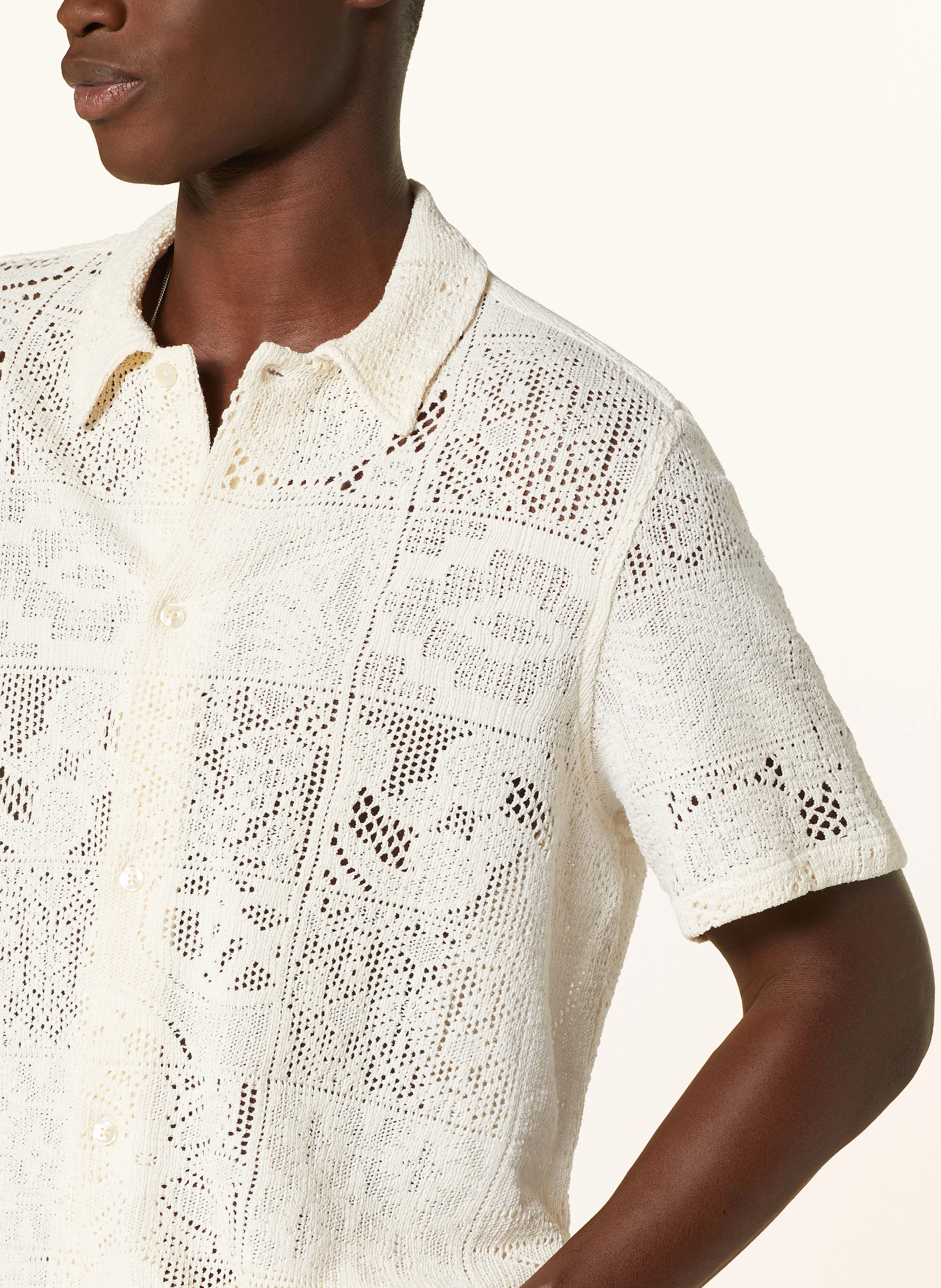 LES DEUX Kurzarm-Hemd HECTOR Regular Fit