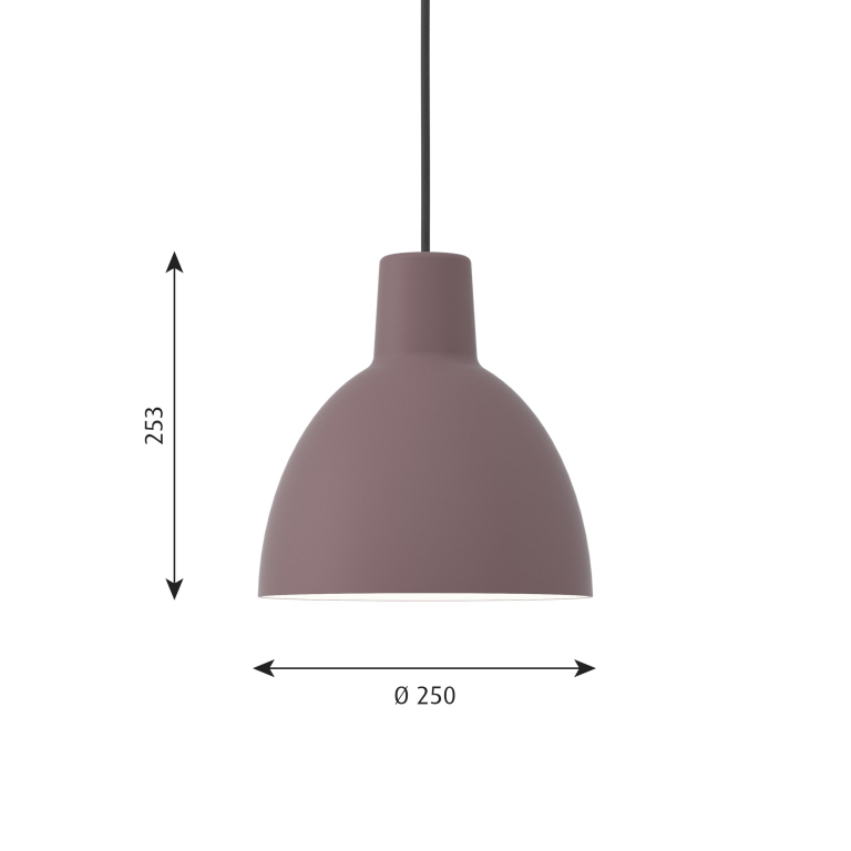 Louis Poulsen Toldbod Ø25 hanglamp wit