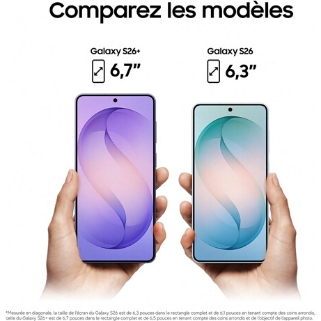 Smartphone Samsung Galaxy S26+ 256 Go Bleu