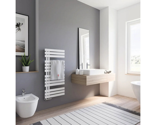 SCHULTE designradiator Breda 1060x500 mm alpinewit, aansluiting rechtsonder