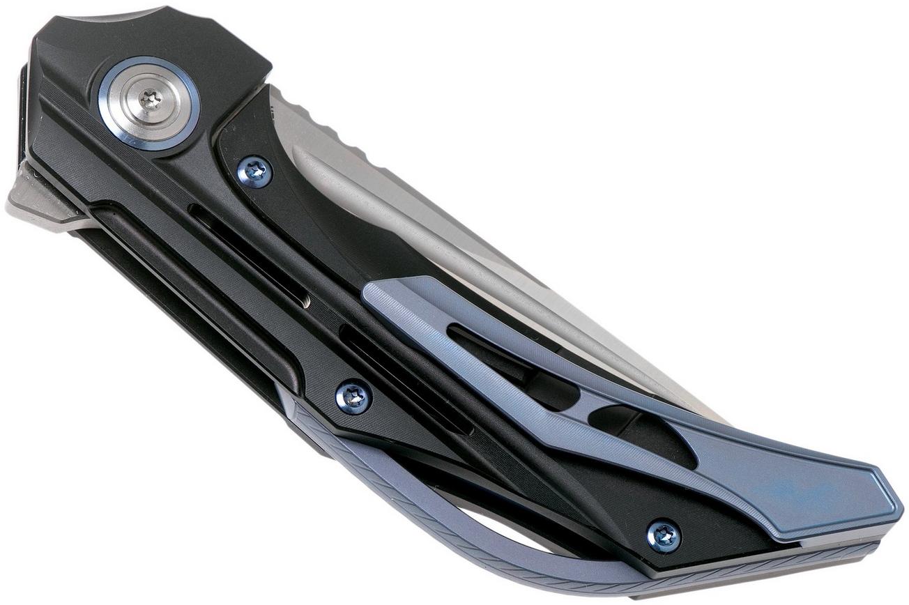 Bestech Vigil BT2201C Black Titanium, Satin zakmes, Kombou design