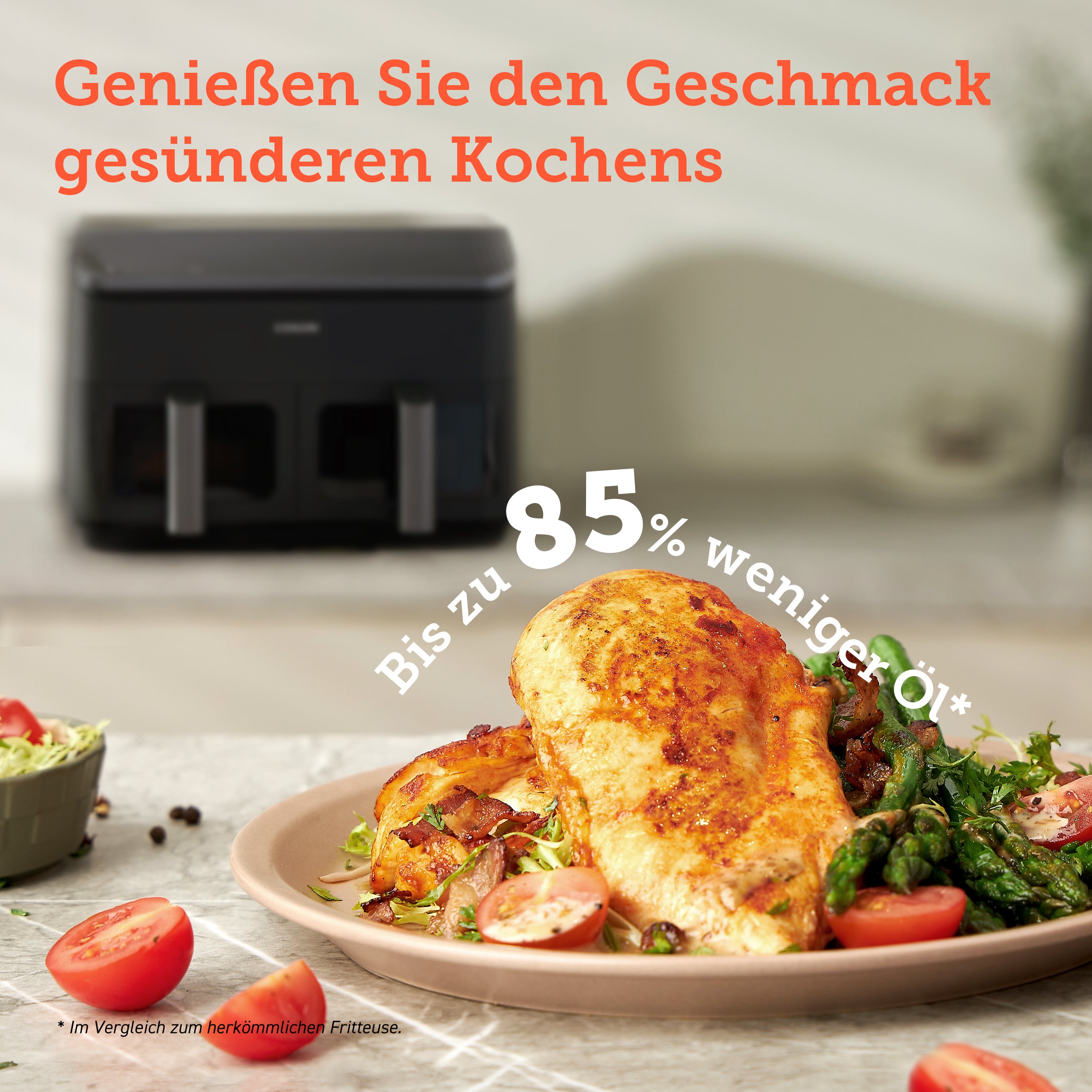 COSORI Dual Basket  8,5-Liter Heißluftfritteuse
