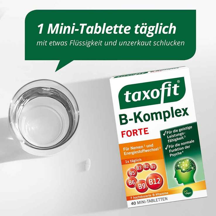 Taxofit B-Komplex Tabletten, 40 St