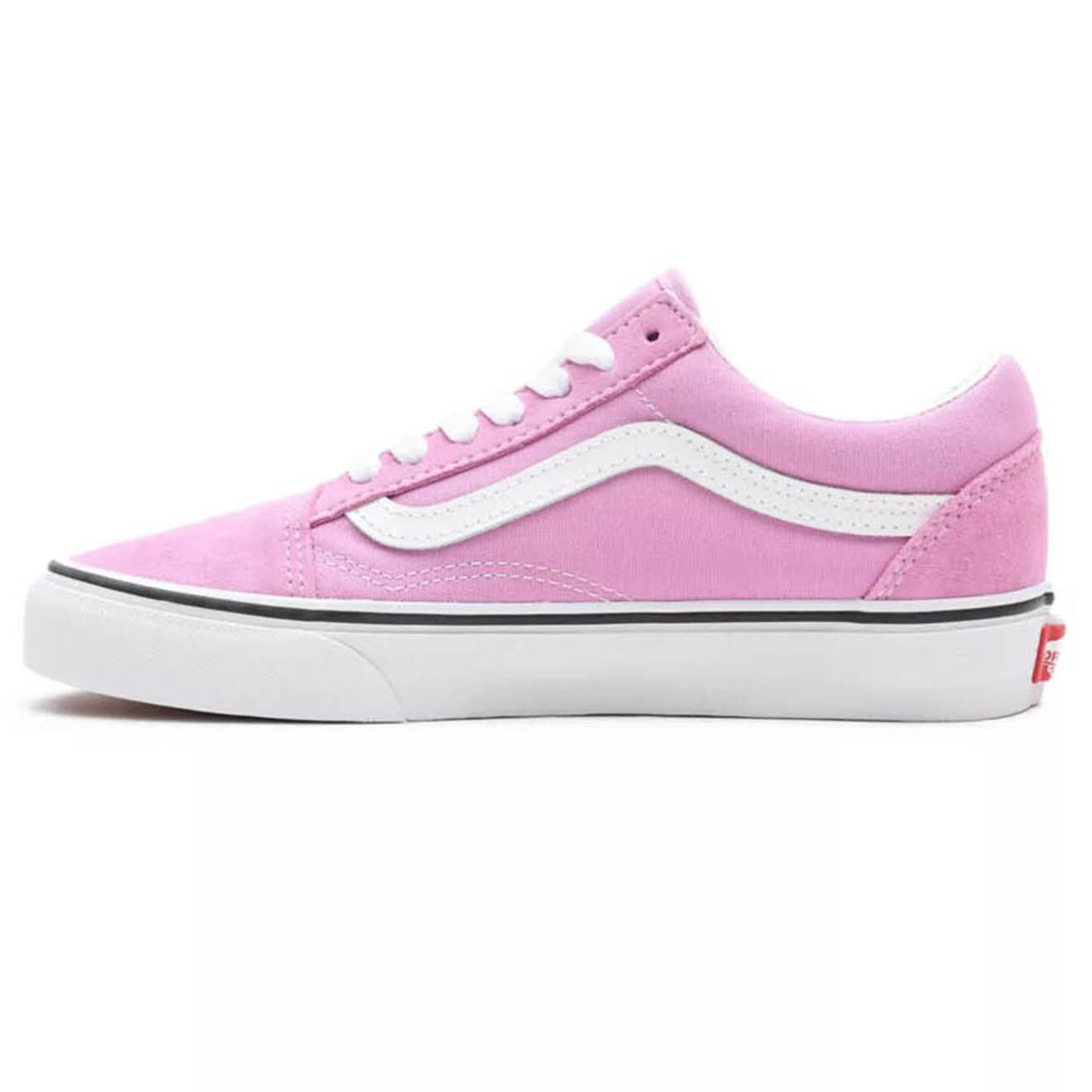 Vans Sneakers en Toile & Velours de Cuir Old Skool orchidée