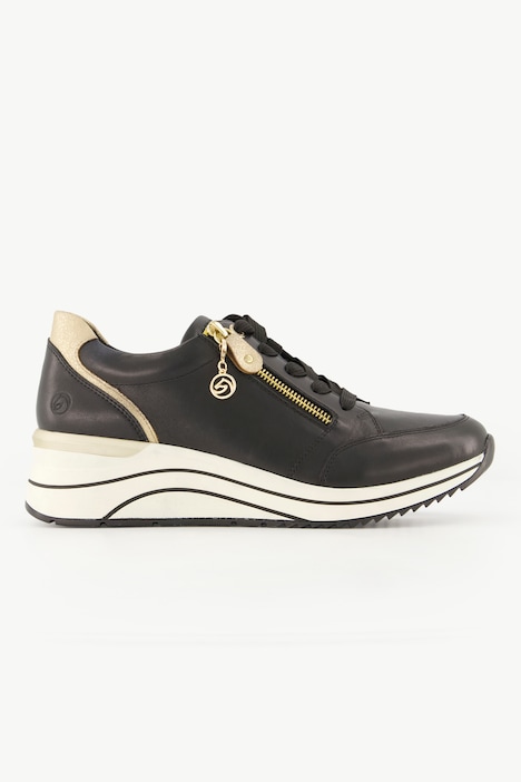 Leder-Sneaker, Remonte Zipper, Weite H
