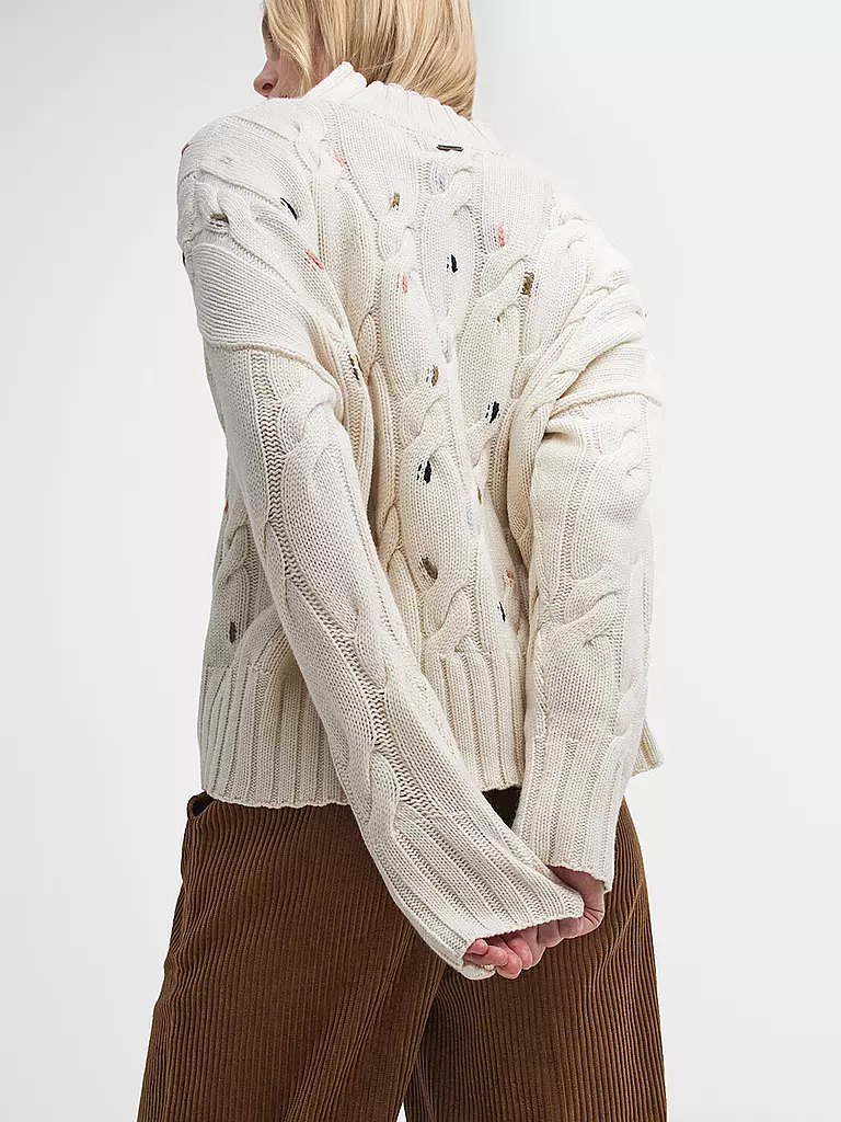 BARBOUR Pullover FLEUR  weiss