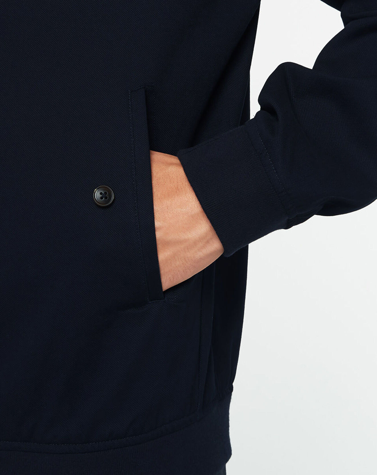 Galeries Lafayette Blouson Harrington Larton bleu marine