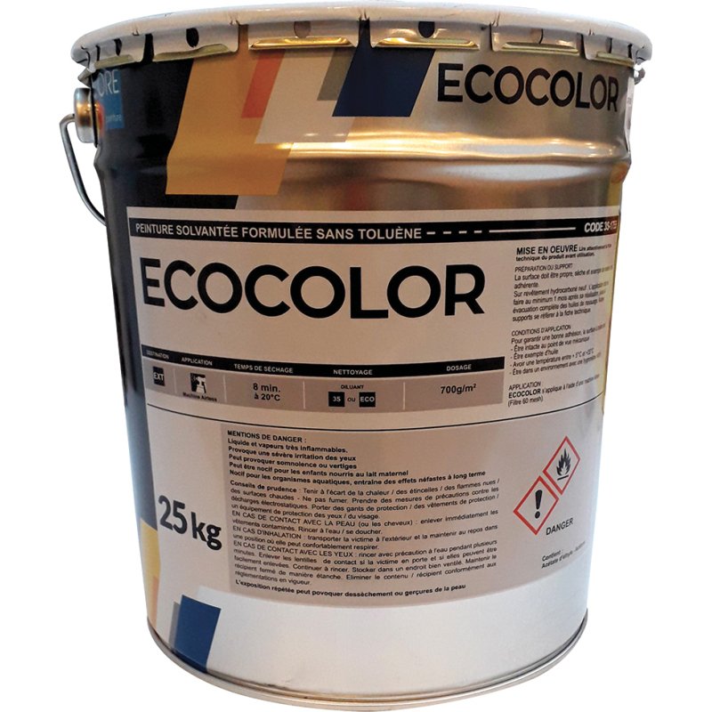 Peinture bleue pour stationnement PMR