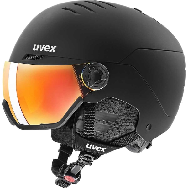 Casque de ski UVEX WANTED VISOR BLACK MAT