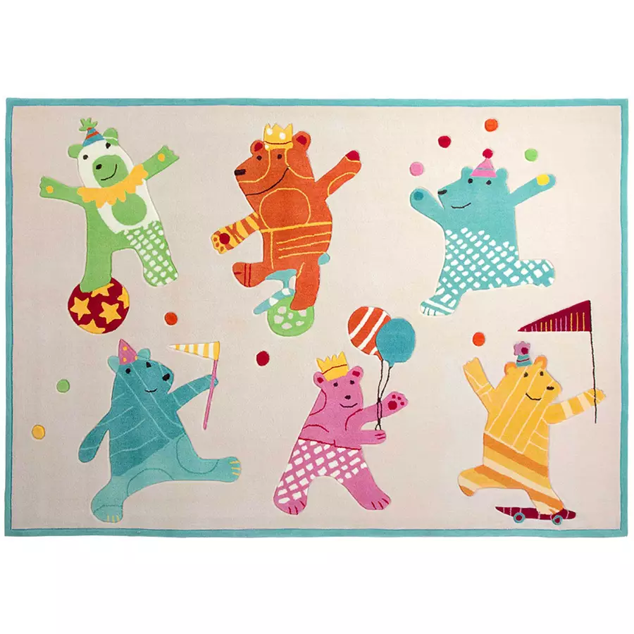 Esprit Kinderteppich Dancing Bears sand