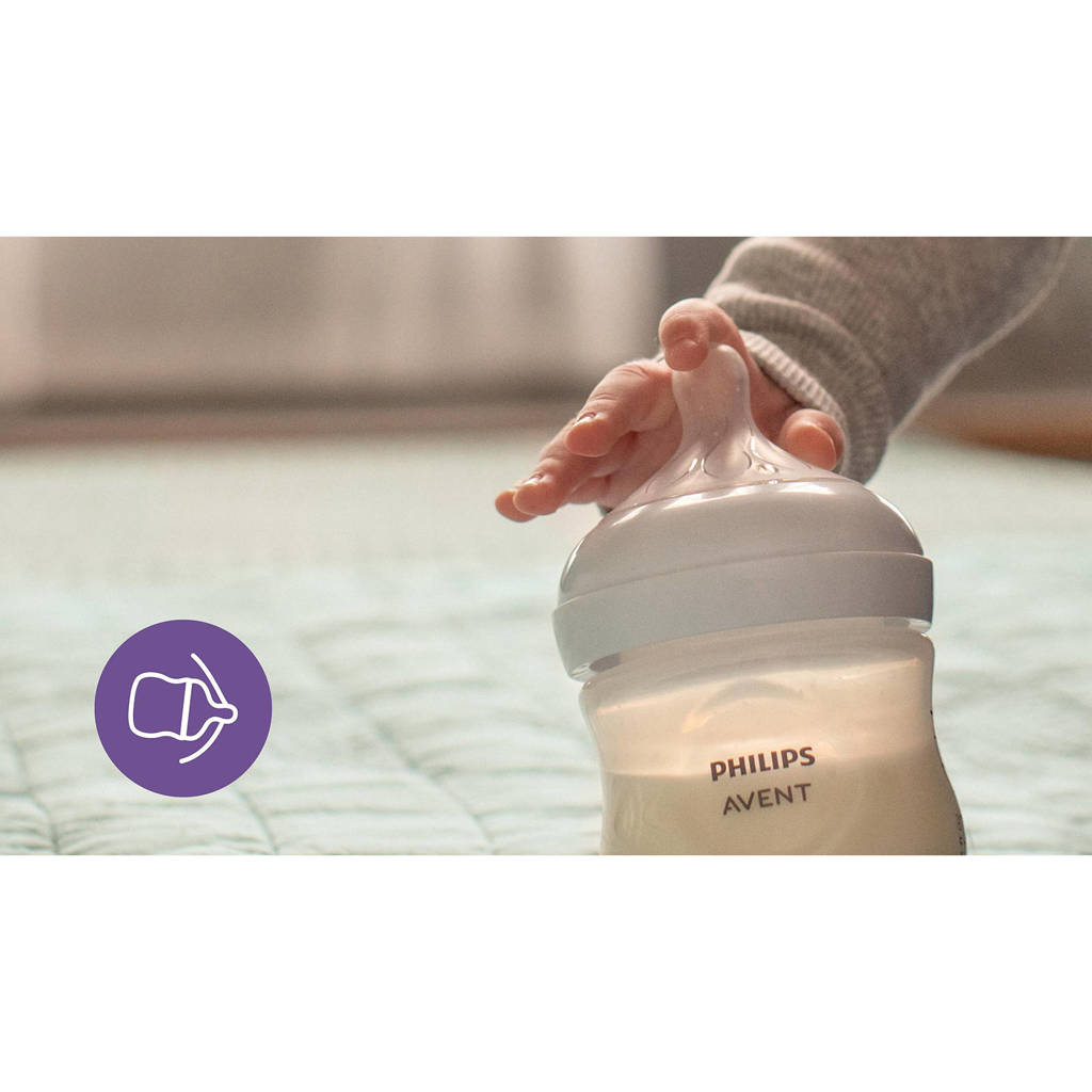 Hygiënisch en duurzaamNatural Response babyfles - 330 ml (1 fles)