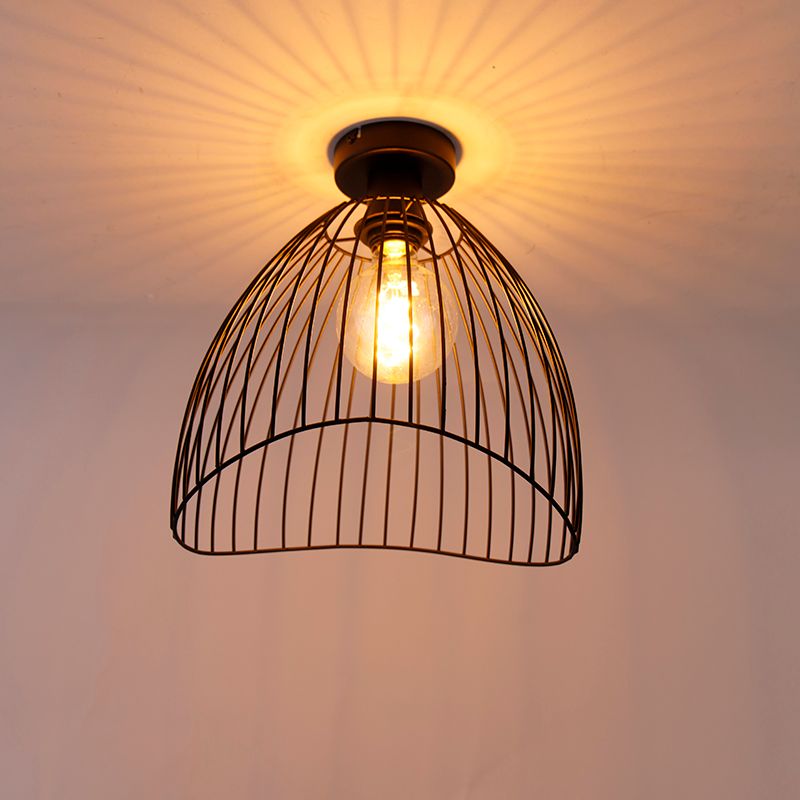 Design plafondlamp zwart 29 cm - Pua