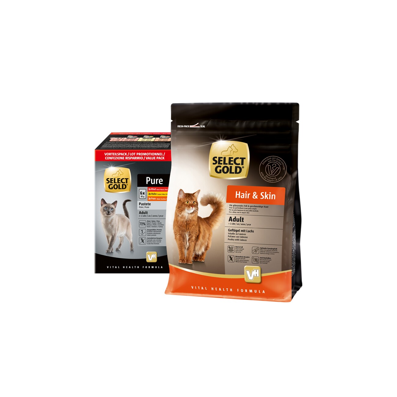 SELECT GOLD Adult Mischfütterungs-Set 2tlg.