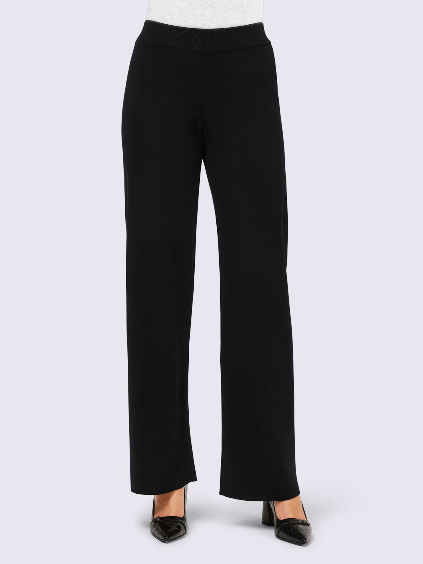 Pantalon en tricot qualité tricot fin