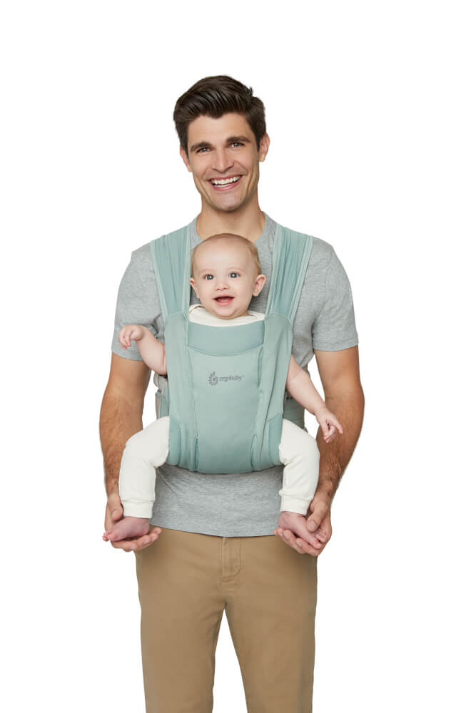 Embrace Neugeborenentrage - Soft Air Mesh - Sage