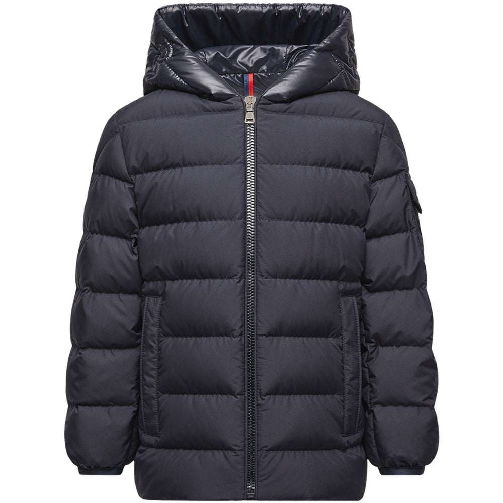 Køb Moncler Navy Najan Kort Parka Jakke