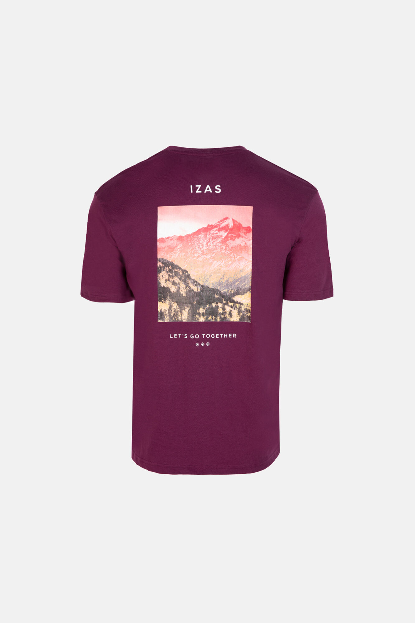 Camiseta Apies de manga curta - vinho