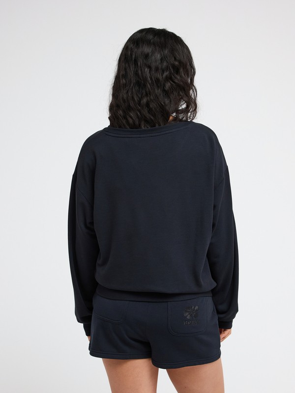 Surfing By Moonlight Sweat doux et confortable Noir Femme