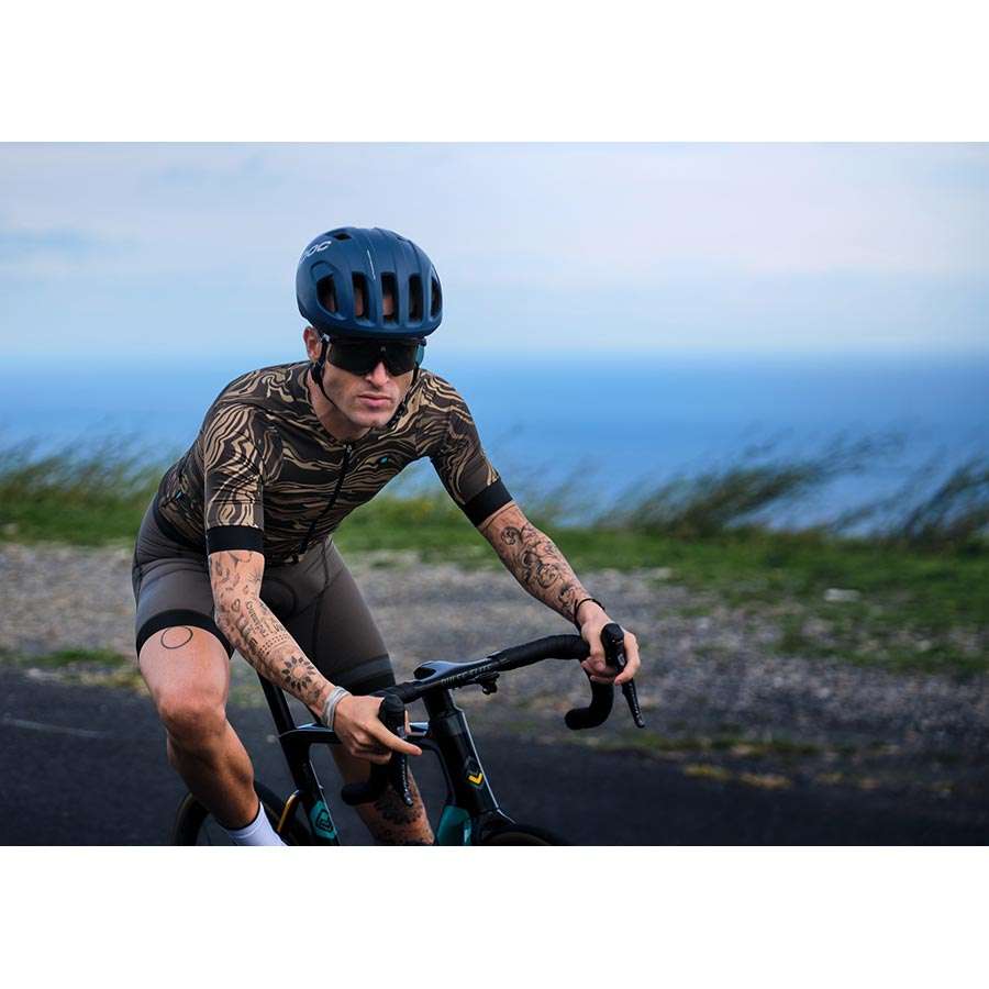 Biehler Supreme Fietsshirt Korte Mouwen Olijfgroen Heren